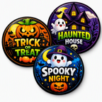 Halloween Spooky Designs - Set of 3