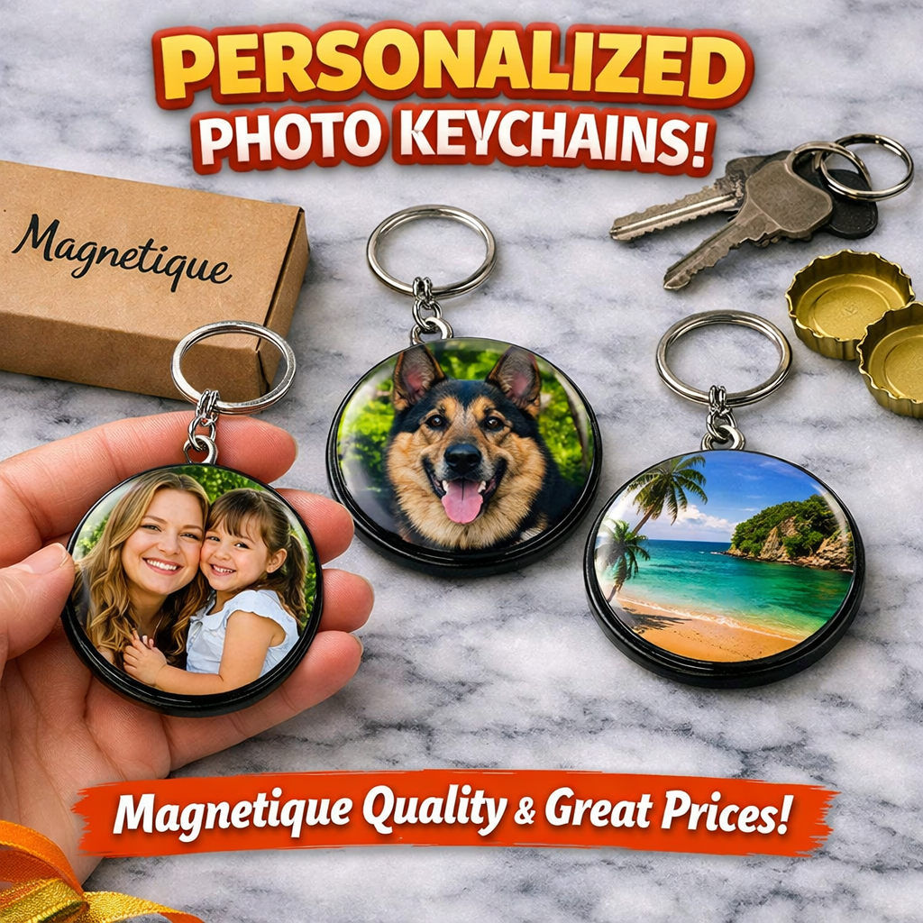 Custom Keychains - Round 2.25"