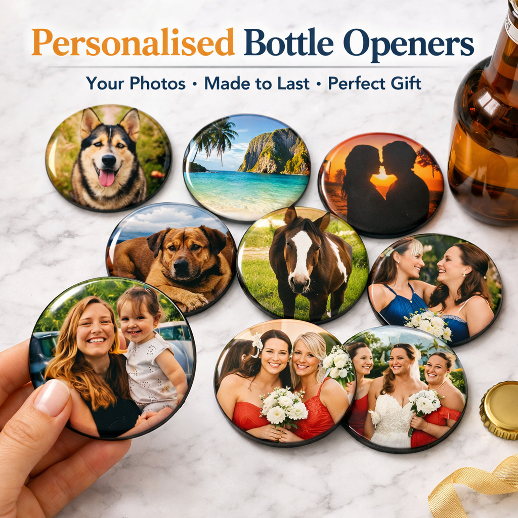 Custom Bottle Openers - Round 2.25"