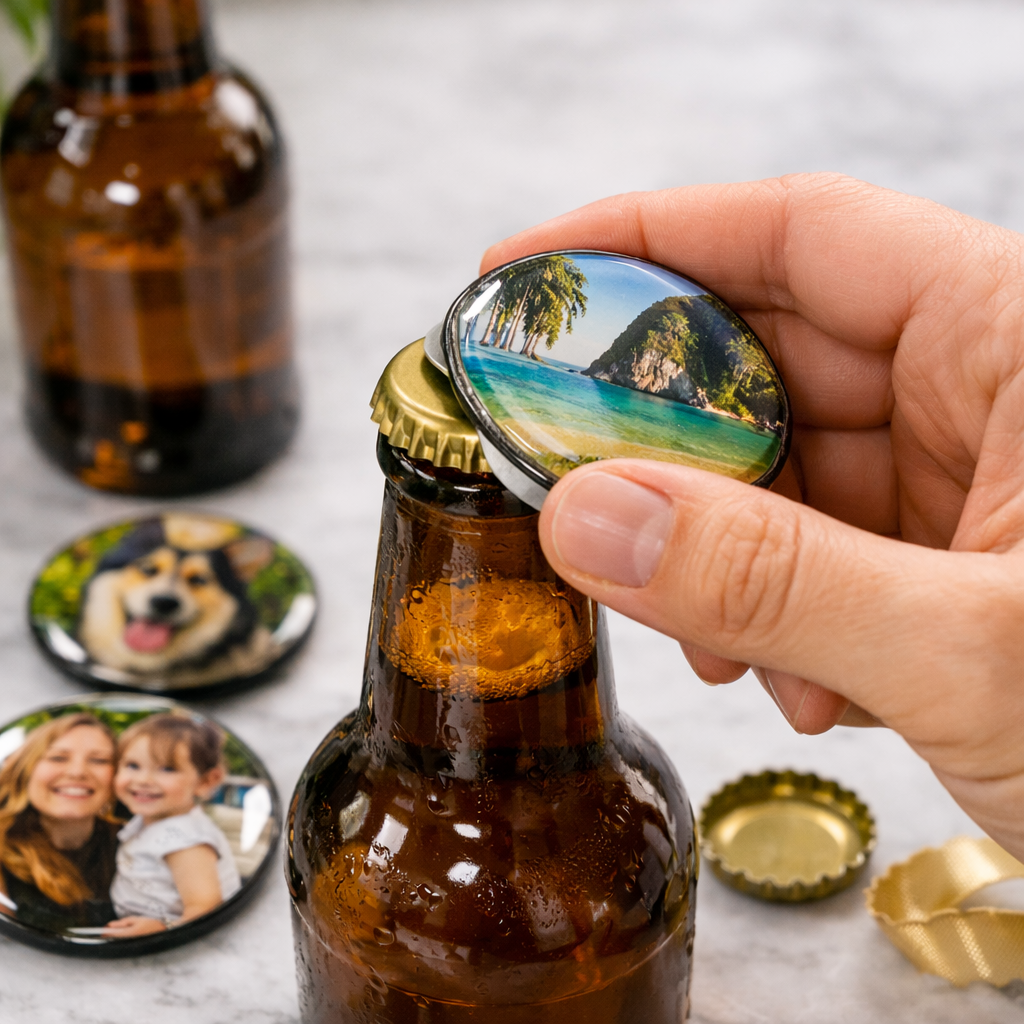 Custom Bottle Openers - Round 2.25"