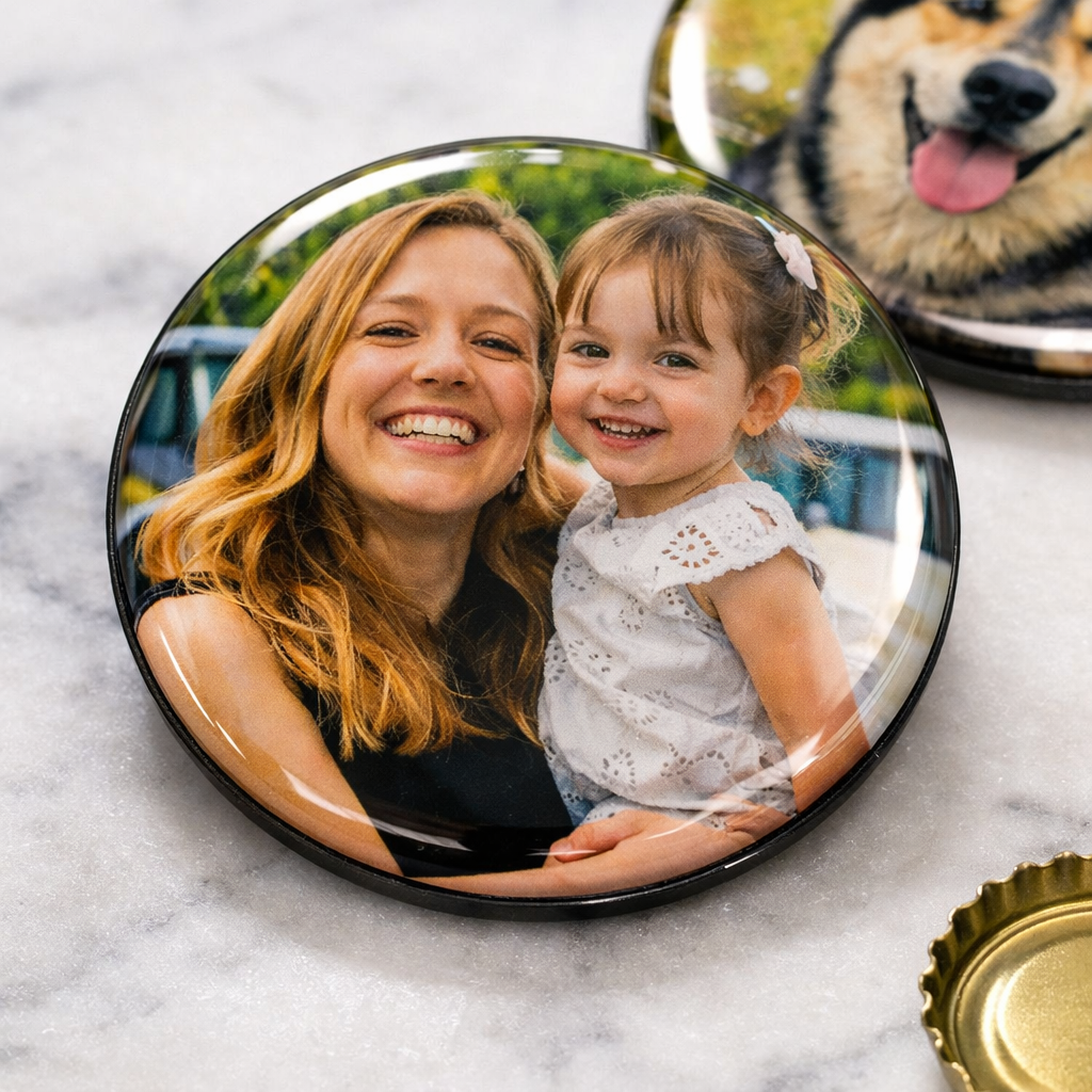 Custom Bottle Openers - Round 2.25"