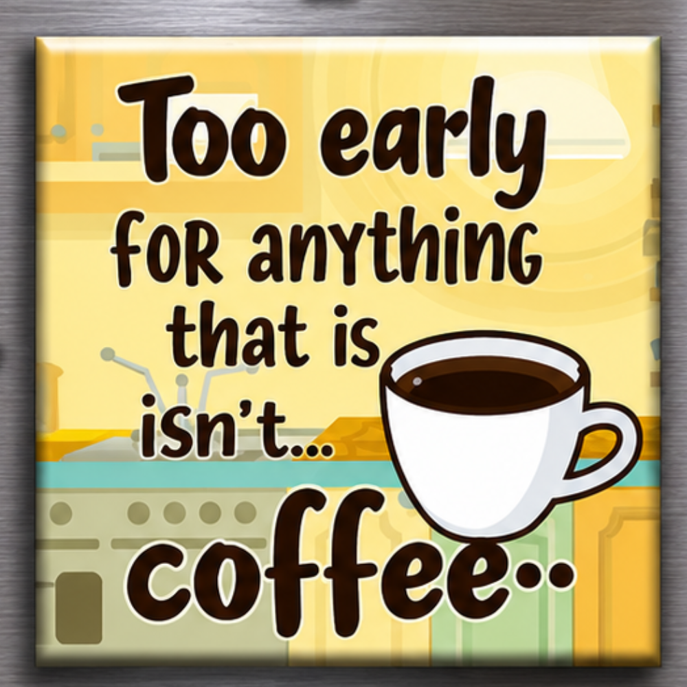 Too early for anything that isn't Coffee